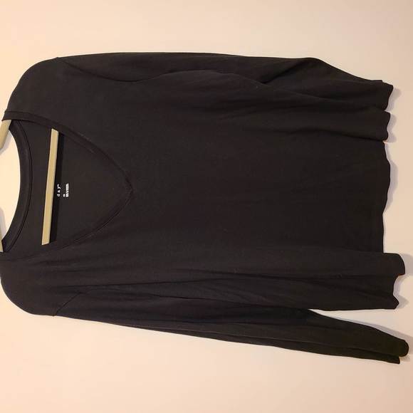 BLACK A NEW DAY LONG SLEEVE TOP - 2X - Picture 1 of 3